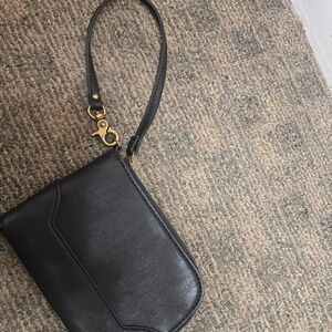 FRYE AND CO. Black Leather Wristlet